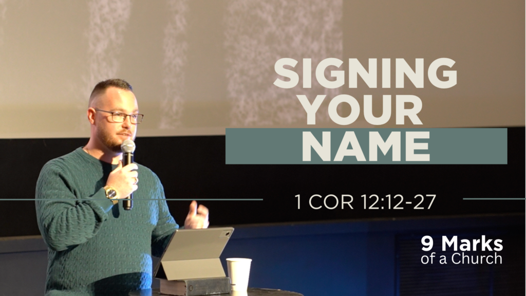 Signing Your Name